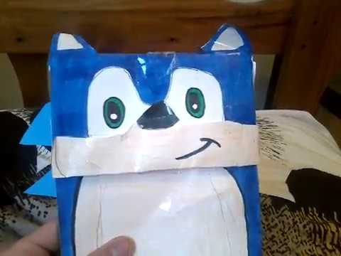 paper sonic the hedgehog